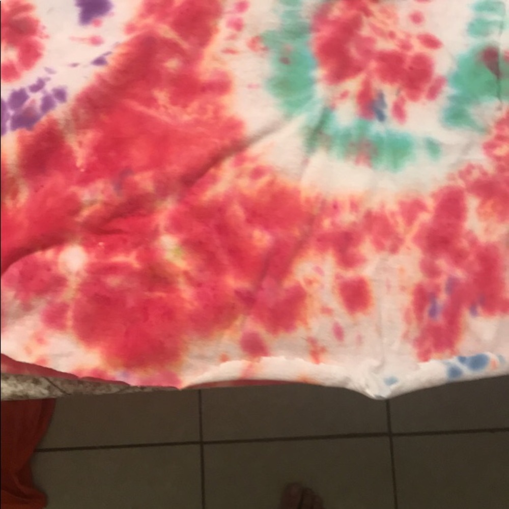 Tie dye crop top